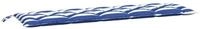 vidaXL Bankauflage, Gartenbank-Auflage Blau & Wei&szlig; Gestreift 180x50x7 cm