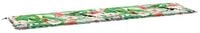 vidaXL Sitzauflage Gartenbank-Auflage Mehrfarbig 200x50x4 cm Stoff, (1 St)