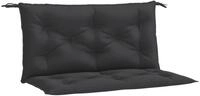 vidaXL Sitzkissen vidaXL Gartenbank-Auflagen 2 Stk. Schwarz 100x50x7 cm...
