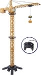 Vedes Spielzeug-Bagger Racer Fernlenk-Mega Kran, 126 cm