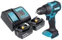 Makita Akku-Schrauber DDF 490 ST 18 V 65 Nm 1/2" Brushless + 2x Akku 5,0 Ah +