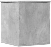 vidaXL Aufbewahrungsbox Truhe Betongrau 40x42x46 cm Holzwerkstoff (1 St)