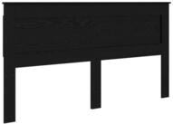 vidaXL Bett Kopfteil Schwarz Eichen-Optik Holzwerkstoff (1-tlg)