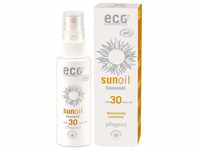 Eco Cosmetics Sonnenschutzöl Transparent - Sonnenöl LSF30 50ml