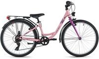 Dacapo Kinderfahrrad 24" Cindy Rosa 7 G&auml;nge RH 32 cm - Ab 8 Jahre, 7 Gang,