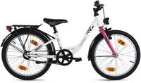 Dacapo Kinderfahrrad 20" Cindy Wei&szlig; 1 Gang RH 27 cm mit Beleuchtung - Ab 6...