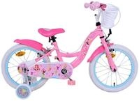 Volare Kinderfahrrad Disney Princess - M&auml;dchen - Rosa - Zwei-Hand-Bremsen, bis 60