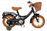Volare Kinderfahrrad Ashley M&auml;dchen 12 Zoll in Schwarz &ndash; inkl. St&uuml;tzr&auml;der, Zwei