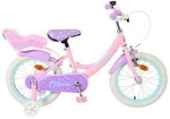 Volare Kinderfahrrad Olivia M&auml;dchen 16 Zoll Rosa mit Puppensitz & abnehmbaren