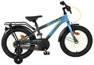 Volare Kinderfahrrad Thombike Jungen 16 Zoll &ndash; Blau/Grau &ndash; St&uuml;tzr&auml;der,