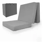 Klappmatratze Premium XL Klappmatratze G&auml;stebett inkl. Husse VS95, 90x200cm Grau,