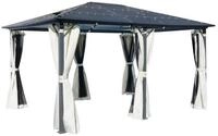 BRAST Pavillon Premium Aluminium Gr&ouml;&szlig;en 3x4m 3,6x4,8m Moskitonetz, mit 4