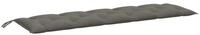 vidaXL Sitzauflage Gartenbank-Auflage Melange Dunkelgrau 180x50x7 cm Stoff, (1...