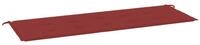 vidaXL Bankauflage, Gartenbank-Auflage Weinrot 150x50x3 cm Oxford-Gewebe