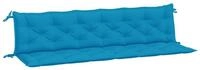 vidaXL Sitzauflage Gartenbank-Auflagen 2 Stk. Hellblau 200x50x7 cm...