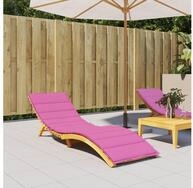 vidaXL Gartenliege, Sonnenliegen-Auflage Rosa Oxford-Gewebe