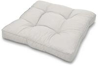 Beautissu Sitzkissen Lounge Kissen Outdoor Hellgrau XLuna, 40x40cm, Sitzkissen