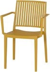 Siena Garden Gartensessel Lane 2er Set Stapelsessel mustard (Set, 2-St),...