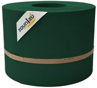 zaunzu Sichtschutzstreifen PP f&uuml;r Doppelstabmatten Zaunblende Gr&uuml;n, 35m, (1 Rolle,
