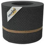 zaunzu Sichtschutzstreifen PP Premium Gelocht 20 Prozent Streifen Anthrazit 26m, (1x