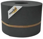 zaunzu Sichtschutzstreifen Rille PP f&uuml;r Doppelstabmatte Zaunblende Anthrazit 50m, (1