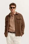 Sweatjacke BUGATTI "Modern Fit", Herren, Gr. L, 70, braun, Sweatware, 79% Baumwolle,