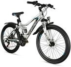 bergsteiger Kinderfahrrad Broome 24, 26 Zoll, Damen, Herren, Mountainbike, 21 Gang