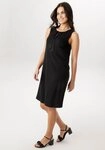 Aniston SELECTED Jerseykleid mit raffinierten Ausschnitt und Bindeb&auml;nder