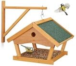 relaxdays Vogelhaus Vogelfutterhaus Wand