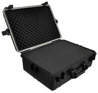 vidaXL Werkzeugbox Transportkoffer Schwarz mit Schaumstoff 35 L...
