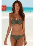 Buffalo B&uuml;gel-Bandeau-Bikini trendiger Look, mit abnehmbaren Tr&auml;gern, mit
