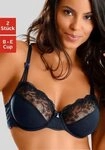 Nuance by Lascana B&uuml;gel-BH (Packung, 2 St&uuml;ck) mit Stickereispitze, als...