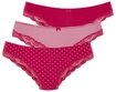 LASCANA Brasilslip (3er-Pack) aus elastischer Baumwolle mit zarter Spitze
