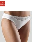 Nuance by Lascana Slip mit Spitzeneinsatz vorne (Packung, 2 St&uuml;ck) als...