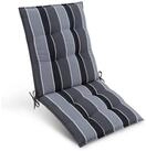 Beautissu Sitzauflage Premium Niedriglehner AuflageSun-NL, 100x50cm, Anthrazit