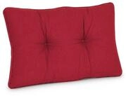 Beautissu Sitzkissen Lounge Kissen Outdoor Rot XLuna, 60x40cm, Sitzkissen Gartenstuhl