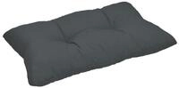 Beautissu Sitzkissen Lounge Kissen Outdoor Grau XLuna, 50x40cm, Sitzkissen