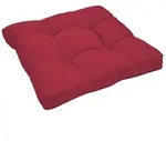 Beautissu Sitzkissen Lounge Kissen Outdoor Rot XLuna, 40x40cm, Sitzkissen...