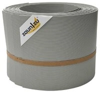 zaunzu Sichtschutzstreifen Rille 10x Einzelstreifen 2,55m Sichtschutz Steingrau, 10 x