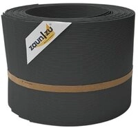 zaunzu Sichtschutzstreifen Rille 10x Einzelstreifen 2,55m Sichtschutz Anthrazit, 10 x