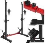 tectake Hantelbank Fitnessbank, bodenschonende Kunststoffkappen,...
