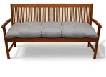Beautissu Bankauflage Bankauflage Flair BK, ca.150x50x10cm, Hellgrau,...