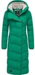 Ragwear Wintermantel Pavla Long extralanger Winterparka mit Teddyfutter und Kapuze