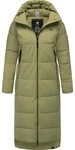 Ragwear Wintermantel Patrise Extralanger Damen Winter Steppmantel mit Gehschlitzen