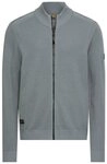 camel active Strickjacke mit Rei&szlig;verschluss und Stehkragen