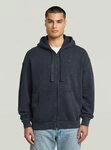 G-STAR Longpullover Washed Loose Full Zip Hoodie