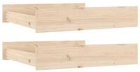 vidaXL Bett Bettschubladen 2 Stk. Massivholz Kiefer