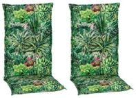beo Polsterauflage Saumauflage Hochlehner Turin im Set, (Set), Gartenstuhlauflage,