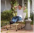 Outsunny Sitzgruppe mit Kissen, B&auml;nder, (UV-best&auml;ndig Gartensessel, 2-tlg.,...