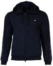 Emporio Armani Sweatshirt Herren Sweatjacke Baumwolle Basic Terry blau M